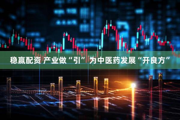稳赢配资 产业做“引” 为中医药发展“开良方”